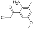 Ethanone, 1-(2-amino-5-methoxy-3-methylphenyl)-2-chloro-(9ci) Structure,74798-63-3Structure