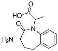 1H-1-benzazepine-1-acetic acid, 3-amino-2,3,4,5-tetrahydro--alpha--methyl-2-oxo- Structure,748087-72-1Structure