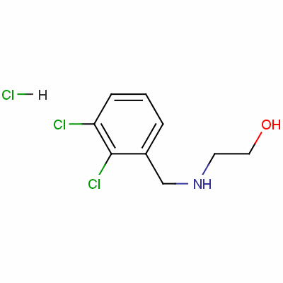 2-[[(2,3-Dichlorophenyl)methyl]amino]ethanol hydrochloride Structure,74819-76-4Structure