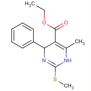 Ethyl 1,4-dihydro-6-methyl-2-(methylthio)-4-phenylpyrimidine-5-carboxylate Structure,74840-45-2Structure