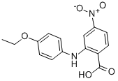 2-((4-Ethoxyphenyl)amino)-4-nitrobenzoic acid Structure,74859-51-1Structure