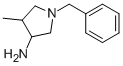 1-Benzyl-4-methyl-pyrrolidin-3-ylamine Structure,74880-20-9Structure