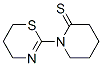 1-(5,6-二氢-4H-1,3-噻嗪-2-基)-2-哌啶硫酮结构式_74881-83-7结构式