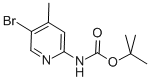 Tert-butyl 5-bromo-4-methylpyridin-2-ylcarbamate Structure,748812-64-8Structure