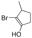 1-Cyclopenten-1-ol, 2-bromo-3-methyl- Structure,749835-55-0Structure