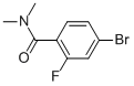 4-Bromo-2-fluoro-N,N-dimethylbenzamide Structure,749927-80-8Structure