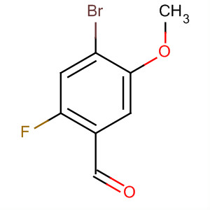 4-Bromo-2-fluoro-5-methoxybenzaldehyde Structure,749931-20-2Structure