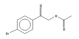 2-(4-Bromophenyl)-2-oxoethyl acetate Structure,7500-37-0Structure