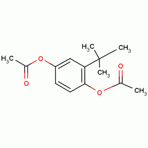 Tert-butylhydroquinone diacetate Structure,7507-48-4Structure