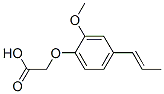 (2-Methoxy-4-propenyl-phenoxy)-acetic acid Structure,7510-46-5Structure