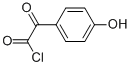 Benzeneacetyl chloride, 4-hydroxy-alpha-oxo-(9ci) Structure,75244-66-5Structure