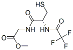 N-(n-trifluoroacetyl-l-cysteinyl)-glycine methyl ester Structure,75290-62-9Structure