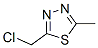 2-(Chloromethyl)-5-methyl-1,3,4-thiadiazole Structure,75341-23-0Structure