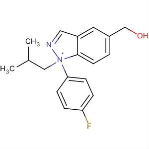 (4-Fluorophenyl)-(1-isobutyl-1h-indazol-5-yl)-methanol Structure,753923-14-7Structure