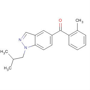 (1-异丁基-1H-吲唑-5-基)-邻甲苯-甲酮结构式_753926-30-6结构式