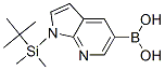 Boronic acid, [1-[(1,1-dimethylethyl) dimethylsilyl]-1H-pyrrolo[2,3-b]pyridin-5-yl]- Structure,754214-67-0Structure