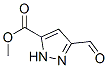 5-Formyl-2H-pyrazole-3-carboxylic acid methyl ester Structure,75436-40-7Structure