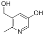 5-Hydroxy-2-methyl-3-pyridinemethanol Structure,755697-75-7Structure