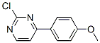 2-Chloro-4-(4-methoxyphenyl)pyrimidine Structure,75634-04-7Structure