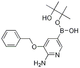 3-(苯基甲氧基)-5-(4,4,5,5-四甲基-1,3,2-二噁硼烷-2-基)-2-吡啶胺结构式_756520-57-7结构式