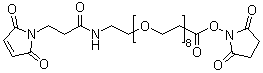 Maleimidopropionyl-dPEG8-NHS Structure,756525-93-6Structure