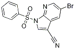 5-Bromo-1-(phenylsulfonyl)-1h-pyrrolo[2,3-b]pyridine-3-carbonitrile Structure,757978-34-0Structure