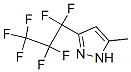 5-Methyl-3-(perfluoropropyl)pyrazole Structure,75823-64-2Structure