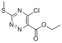 Ethyl 5-chloro-3-(methylthio)-1,2,4-triazine-6-carboxylate Structure,75824-03-2Structure