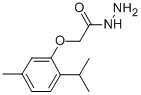 (2-异丙基-5-甲基苯氧基)-乙酸肼结构式_75843-51-5结构式