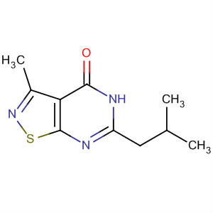 6-Isobutyl-3-methyl-5h-isothiazolo[5,4-d]pyrimidin-4-one Structure,758722-00-8Structure