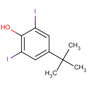 4-(1,1-Dimethylethyl)-2,6-diiodophenol Structure,75908-75-7Structure