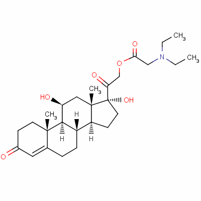 Hydrocortamate Structure,76-47-1Structure