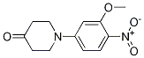 1-(3-Methoxy-4-nitrophenyl)piperidin-4-one Structure,761440-64-6Structure