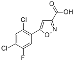 5-(2,4-Dichloro-5-fluorophenyl)-3-isoxazolecarboxylic acid Structure,763109-73-5Structure