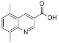 5,8-Dimethylquinoline-3-carboxylic acid Structure,763893-29-4Structure