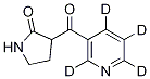 3-(Nicotinoyl-2,4,5,6-d4)-2-pyrrolidinone Structure,764661-25-8Structure