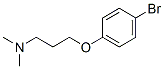 3-(4-Bromophenoxy)-N,N-dimethylpropylamine Structure,76579-64-1Structure