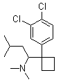 1-(1-(3,4-二氯苯基)环丁基)-N,N,3-三甲基-1-丁胺结构式_766462-77-5结构式