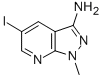 5-碘-1-甲基-1H-吡唑并[3,4-b]吡啶-3-胺结构式_766515-35-9结构式