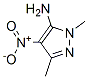 5-氨基-1,3-二甲基-4-硝基吡唑结构式_76689-64-0结构式