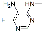 (7CI,8CI)-5-氨基-4-氟-6-(甲基氨基)-嘧啶结构式_767-89-5结构式