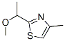 Thiazole, 2-(1-methoxyethyl)-4-methyl- Structure,76756-48-4Structure