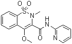 4-Methoxy-2-methyl-n-(2-pyridyl)-2h-1,2-benzothiazine-3-carboxamide 1,1-dioxide Structure,76780-03-5Structure