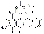 5-氨基-N,N-双(2,3-二羟基丙基)-2,4,6-三碘-1,3-苯二羧酰胺 四乙酸酯结构式_76801-94-0结构式