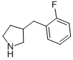 3-[(2-Fluorophenyl)methyl]pyrrolidine Structure,768341-24-8Structure