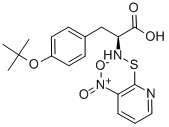 N-(3-nitro-2-pyridinesulfenyl)-o-t-butyl-l-tyrosine Structure,76863-84-8Structure