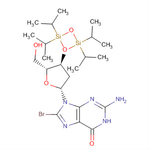 8-Bromo-n9-[3’,5’-o-(1,1,3,3-tetrakis(isopropyl)-1,3-disiloxanediyl)-beta-d-2’-deoxyribofuranosyl]guanine Structure,769141-88-0Structure