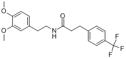 N-[2-(3,4-dimethoxyphenyl)ethyl]-3-(4-trifluoromethylphenyl)propionamide Structure,769172-66-9Structure