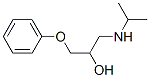 1-(异丙基氨基)-3-苯氧基丙烷-2-醇结构式_7695-63-8结构式