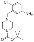 1-Piperazinecarboxylic acid, 4-[(5-amino-2-chlorophenyl)methyl]-, 1,1-dimethylethyl ester Structure,769961-14-0Structure